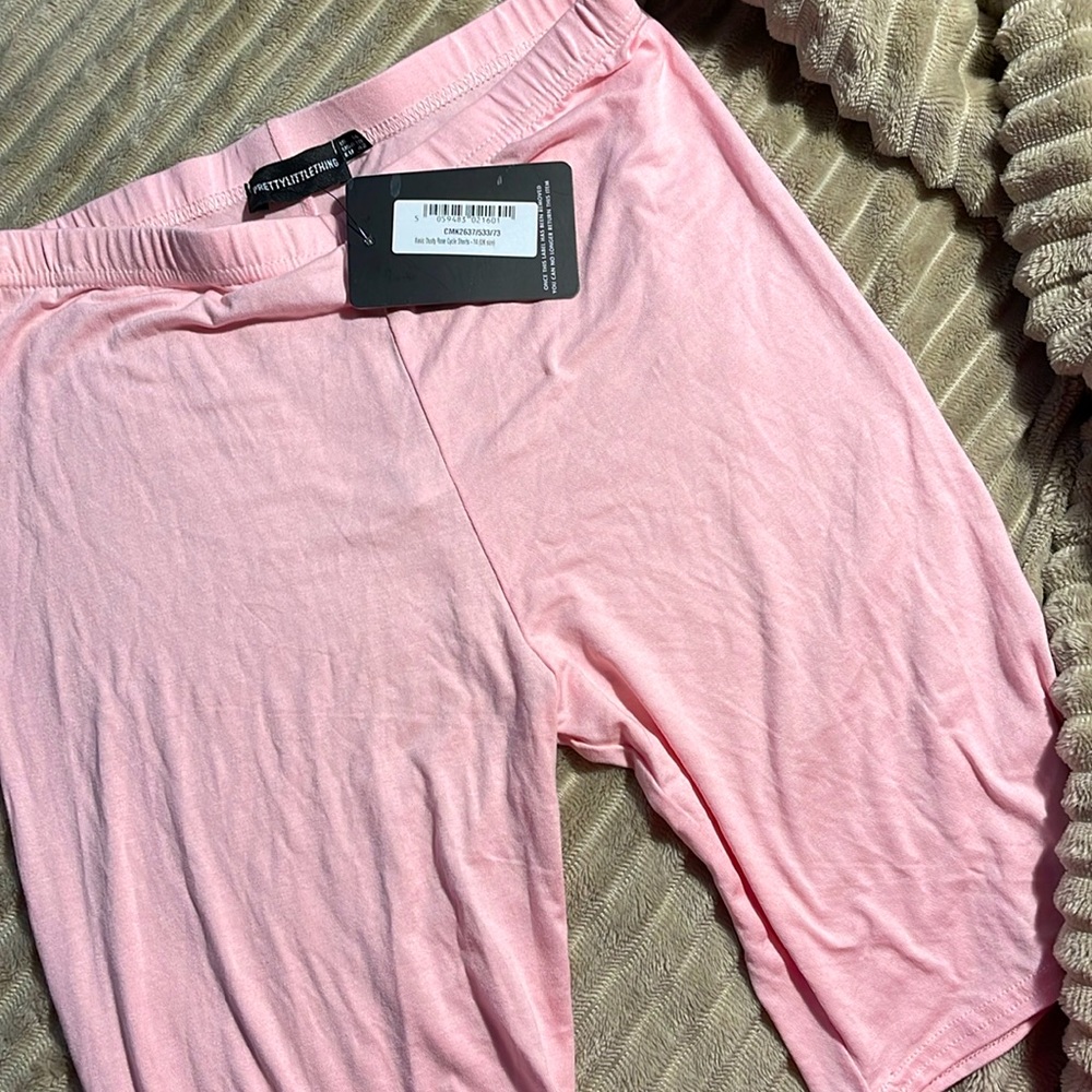 NWT Pretty Little Thing, Dusty Rose color , cycle bike shorts